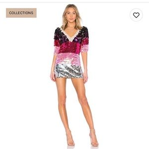 LPA sequin mini dress